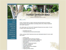 Tablet Screenshot of horseyjamesonbird.com.au